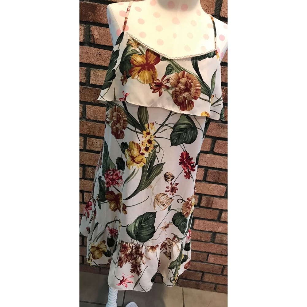 White Floral Dress